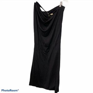melissa odabash black cover up dress S